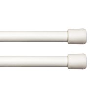 (image for) Enamel White Tension Rod 11 in. L x 16 in. L