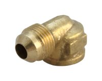 (image for) 3/8 in. Flare x 3/8 in. Dia. FPT Brass 90 Degree Elbow