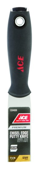 (image for) 1-1/4 in. W Carbon Steel Stiff Putty Knife