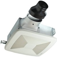 (image for) LoProfile 80 CFM Ceiling/Wall Bathroom Exhaust Fan with 4