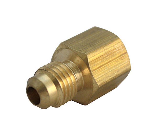(image for) 3/8 in. Flare x 1/2 in. Dia. FPT Brass Adapter