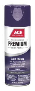 (image for) Premium Gloss Purple Enamel Spray Paint 12 oz.