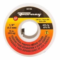(image for) Forney 16 oz Solid Wire Solder 0.13 in. D Tin/Lead 40/60 1 pc