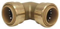 (image for) 1/2 in. Push x 1/2 in. Dia. Push Brass Elbow
