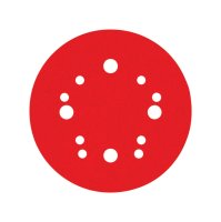 (image for) 5 in. Ceramic Blend Hook and Lock Sanding Disc 60 Grit Ul