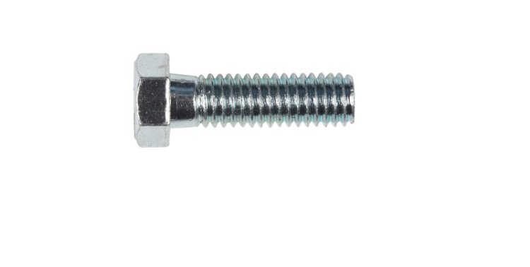 (image for) 3/8 in. Dia. x 1-1/4 in. L Zinc Plated Steel Hex Bolt 10