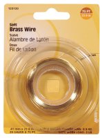 (image for) 75 ft. L Brass 28 Ga. Wire