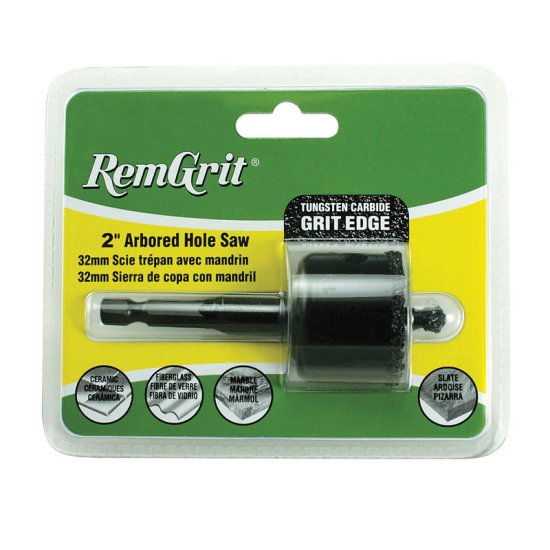 (image for) RemGrit 2 in. Dia. x 7/8 in. L Carbide Grit Hole Saw 1/4