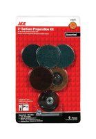 (image for) 2 in. Zirconium Twist and Lock Surface Preparation Disc Kit