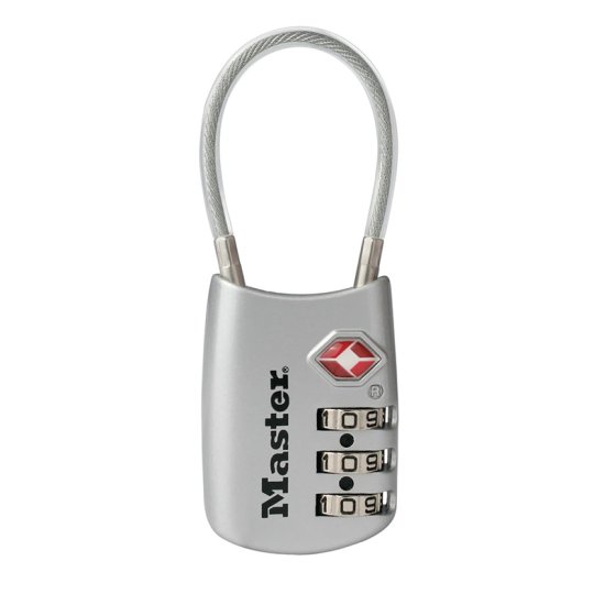 (image for) Master Lock 1-9/16 in. H X 1-3/16 in. W Steel 3-Dial Combination