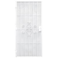 (image for) Precision 81-3/4 in. H x 36 in. W Regal White Steel Security Doo
