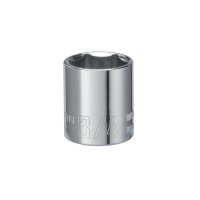 (image for) Craftsman 3/4 in. X 3/8 in. drive SAE 6 Point Standard Shallow S