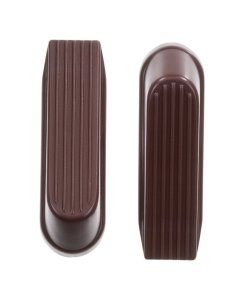 (image for) 6.518 in. H x 4 in. W Rubber Brown Wedge Door Stop Mounts to