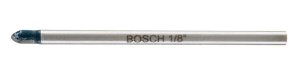 (image for) Bosch 1/8 in. X 4 in. L Carbide Tipped Glass and Tile Bit 1 pc