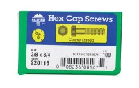 (image for) 3/8 in. Dia. x 3/4 in. L Heat Treated Steel Hex Head Cap