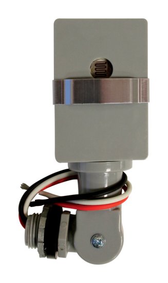 (image for) Gray Photoelectric Swivel Light Control 1 pk