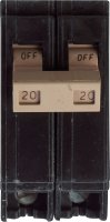 (image for) 20 amps Plug In 2-Pole Circuit Breaker Eaton Cutler-Hammer