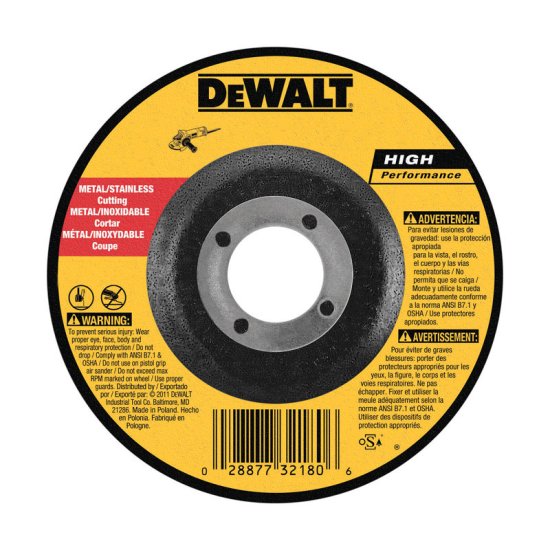 (image for) High Performance 4 in. Dia. x 5/8 in. in. Aluminum Oxide