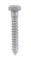 (image for) 1/2 in. x 3 in. L Hex Hot Dipped Galvanized Steel Lag Sc