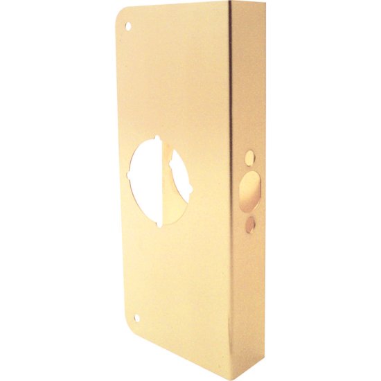 (image for) 9 in. H x 4.31 in. L Brass-Plated Brass Lock and Door