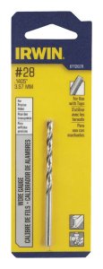 (image for) #28 x 2-7/8 in. L High Speed Steel Wire Gauge Bit 1 pc.