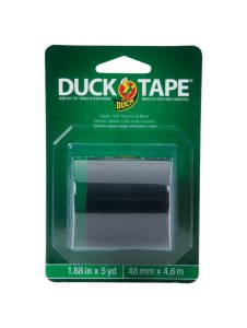 (image for) 1.88 in. W x 5 yd. L Black Solid Duct Tape