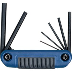 (image for) Eklind Ergo-Fold Assorted Metric Fold-Up Hex Key Set 7 pc