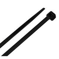 (image for) 14.5 in. L Black Cable Tie 100 pk