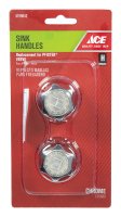 (image for) Price Pfister Verve Chrome Hot and Cold Faucet Handles