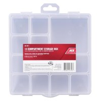 (image for) 8 in. L x 8 in. W x 1-3/4 in. H Tool Storage Bin Plastic 13