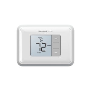 (image for) Heating and Cooling Push Buttons Non-Programmable Thermostat