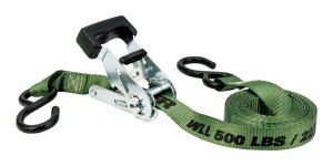 (image for) 1 in. W x 12 ft. L Green Tie Down Strap 500 lb. 1 pk