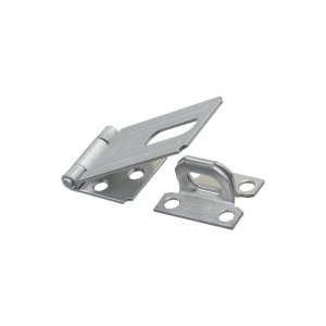 (image for) Safety Hasp, 3-1/4 in L, 1-1/2 in W, Steel, Zinc, 0.44 in Dia Sh