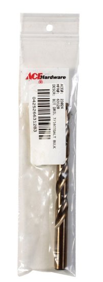 (image for) 7/16 in. x 5-1/2 in. L Cobalt Steel Drill Bit 1 pc.