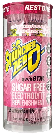 (image for) Sqwincher ZERO Sugar-Free Powder Strawberry Lemonade 10pk