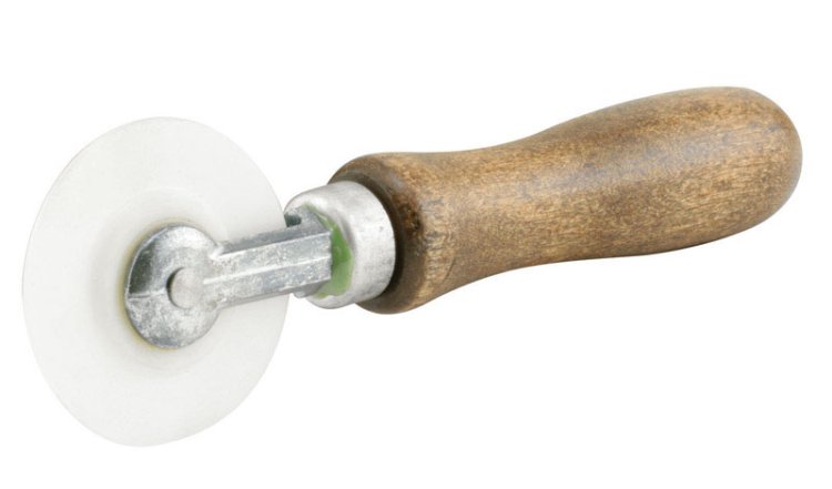 (image for) White Nylon 1 in. W x 1 in. L Screen Rolling Tool 1 p