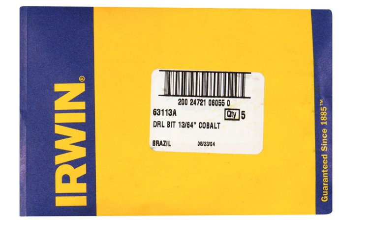 (image for) 13/64 in. x 3-5/8 in. L Cobalt Steel Drill Bit 1 pc.