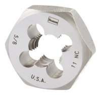 (image for) High Carbon Steel SAE Hexagon Die 5/8 in.-11NC 1 pc