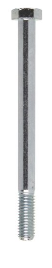 (image for) 1/2 in. Dia. x 6 in. L Zinc Plated Steel Hex Bolt 25 pk