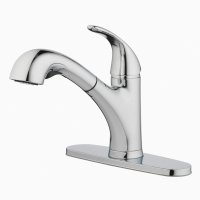 (image for) Pacifica One Handle Chrome Pull-Out Kitchen Faucet