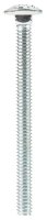 (image for) 1/4 in. Dia. x 3 in. L Zinc-Plated Steel Carriage Bolt 1