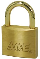 (image for) 1-5/16 in. H x 1-1/2 in. W x 17/32 in. L Brass Double Lockin