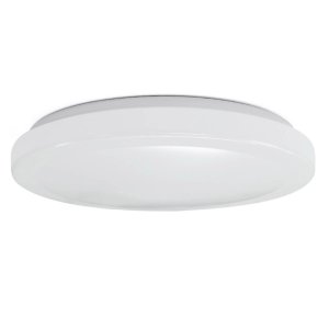 (image for) 13 in. H x 13 in. W x 3.8 in. L White LED Ceiling Light Fixture