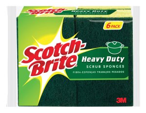(image for) Heavy Duty Scrubber Sponge For Pots and Pans 4.5 in