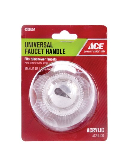 (image for) Universal Knob Clear Acrylic Diverter Handle