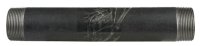 (image for) 1-1/2 in. MPT x 10 in. L Black Steel Nipple