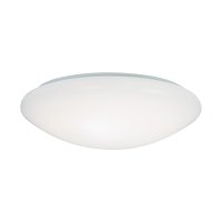 (image for) 9 in. W x 9 in. L x 3.4 in. H White LED Ceiling Light