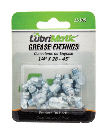 (image for) 45 degree Grease Fittings 10 pk