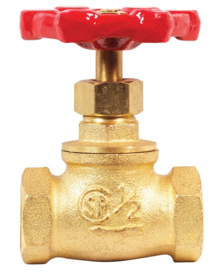 (image for) 1/2 in. 1/2 in. Brass Stop Valve