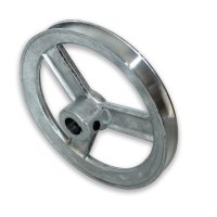 (image for) 6 in. Dia. Zinc Single V Grooved Pulley